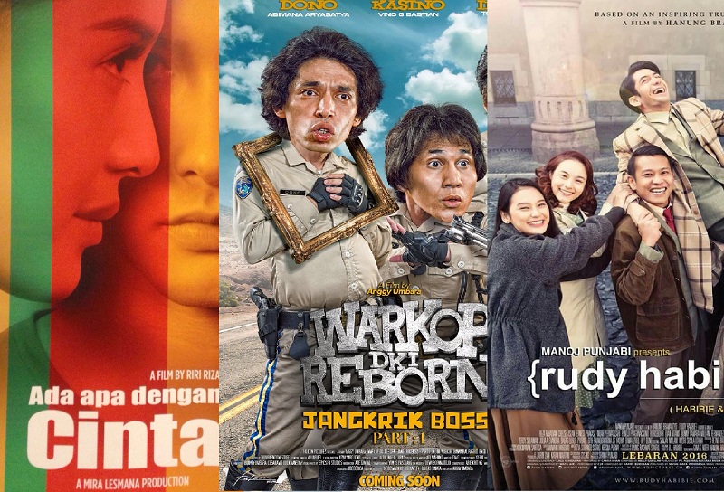 10 Film Indonesia Terlaris Kuartal Pertama Tahun 2016